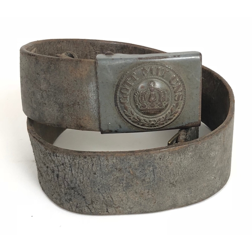 447 - 1917 Imperial German Prussian WW1 Belt   A good example of the Other Rank's pattern, complete with P... 