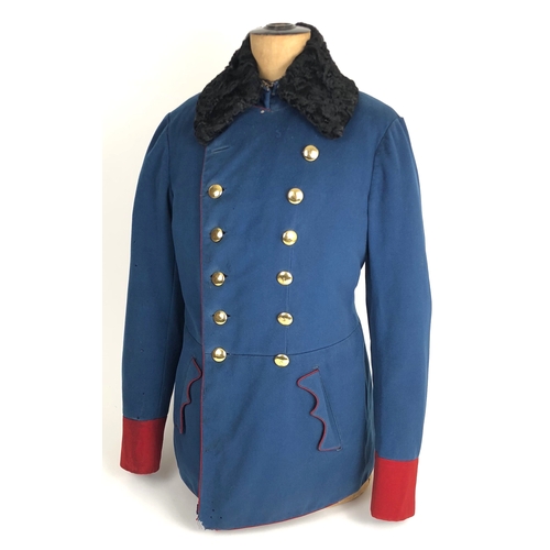 456 - Imperial Austrian Ulans (Lancer) Ulanka Tunic / Coat  Good scarce  mid-blue example with plain butto... 