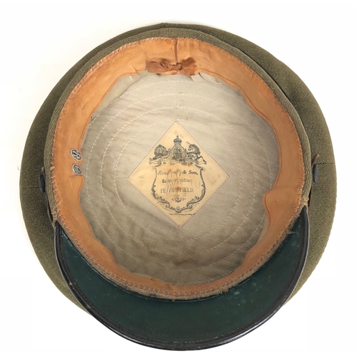 477 - WW1 Royal Air Force 1918 Khaki pattern Officer's cap   A scarce example of the service dress cap of ... 