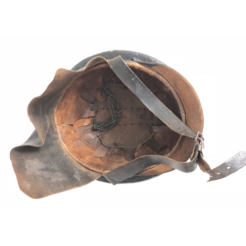 484 - Imperial German Air Service WW1 Issue Flying Helmet.  A good rare example, of the issue pattern worn... 