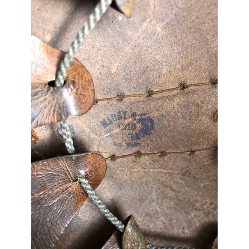 484 - Imperial German Air Service WW1 Issue Flying Helmet.  A good rare example, of the issue pattern worn... 