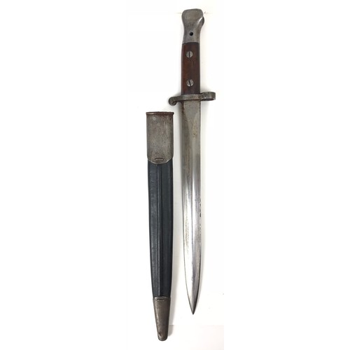 524 - Victorian Boer War M1888 Lee Metford Bayonet   A good example the double edged blade with crowned “V... 