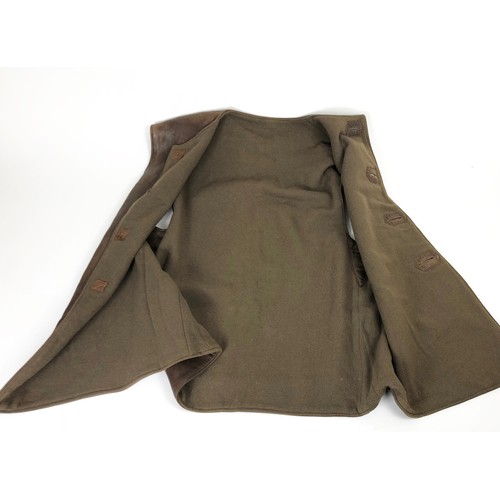 417 - 1944 Royal Artillery Anti Aircraft Command WW2 Battledress Blouse Uniform & leather jerkin. A go... 