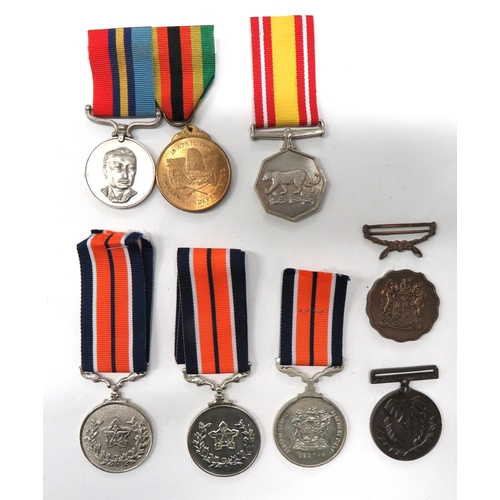 148 - 8 x Various South African Medals
consisting 3 x General Service medals numbered 