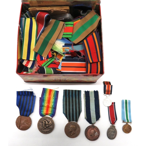 149 - Various Foreign Medals
including 2 x Italy Ethiopian Campaign medals ... Greece War medal 1940-41 ..... 