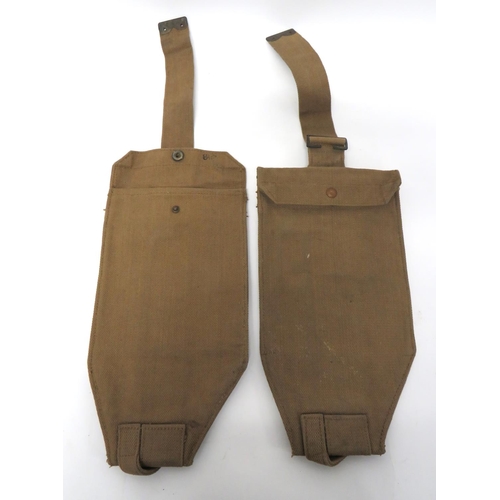 253 - Two Unusual 1937 Pattern Webbing Transit Bags
khaki webbing, rectangular cases, angled at the base. ... 