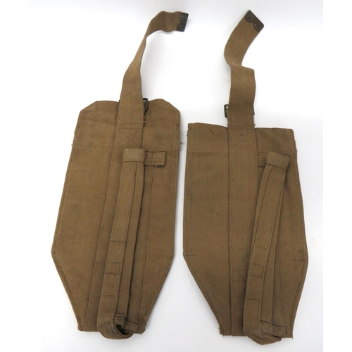 253 - Two Unusual 1937 Pattern Webbing Transit Bags
khaki webbing, rectangular cases, angled at the base. ... 