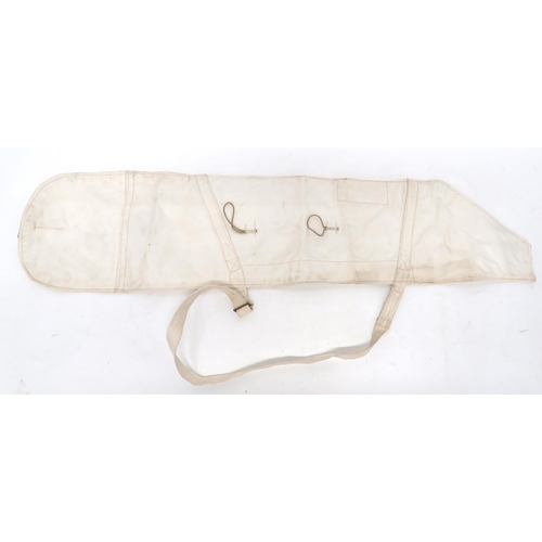 274 - WW2 White Sten/Thompson Gun Cover
white, heavy cotton, gun sleeve to hold a Sten of Thompson.  ... 