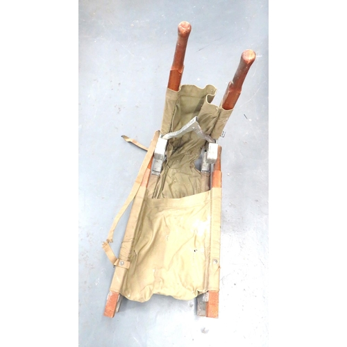 277 - WW2 Pattern Airborne Collapsible Stretcher
folding, wooden and steel framework with steel legs. &nbs... 