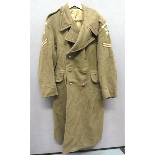 297 - 1939 Pattern Double Breasted Home Guard Greatcoat
khaki woollen, double breasted coat.  Lower hidden... 