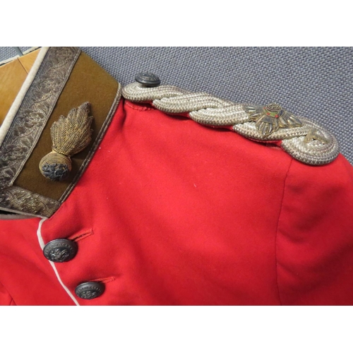 320 - Northumberland Fusiliers Territorial Officer's Scarlet Tunic
scarlet melton cloth, single breasted t... 