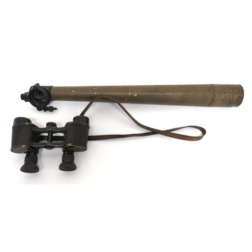 337 - Scarce WW1 Austrian M1913Z Trench Periscope And Binoculars
grey/green painted tubular body.  To... 