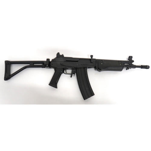 402 - Deactivated Galil SAR Assault Rifle
5.56 mm, 16 inch, blackened barrel with front flash hider.  Top ... 