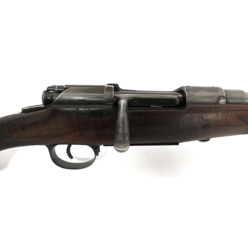 409 - Deactivated Early 20th Century Mannlicher Steyr Sporting Rifle
7 mm, 24 inch barrel.  Front blade si... 