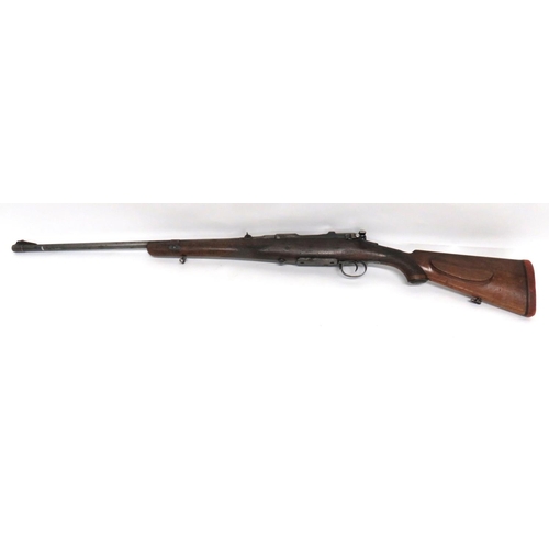 409 - Deactivated Early 20th Century Mannlicher Steyr Sporting Rifle
7 mm, 24 inch barrel.  Front blade si... 