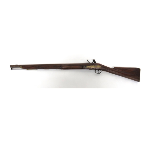 422 - Scarce Volunteer Flintlock Carbine By 