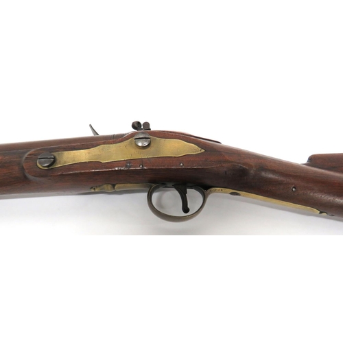 422 - Scarce Volunteer Flintlock Carbine By 