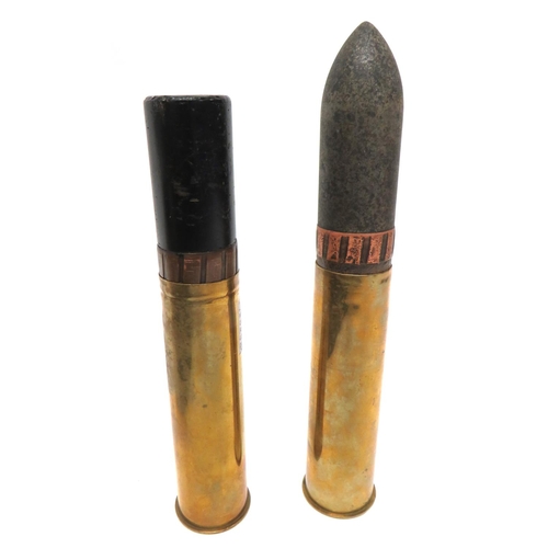 447 - Good Selection Of Various Inert Shells And Heads
including British 2 pr. No1 MKII 1943 with flat hea... 