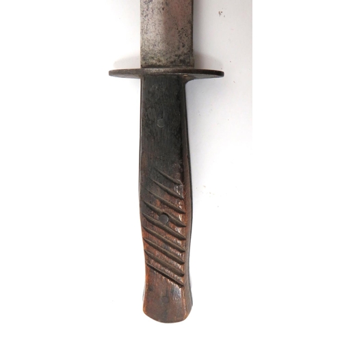 501 - WW1 Imperial German Trench Knife
5 1/2 inch, single edged blade with back edge sharpened point. &nbs... 