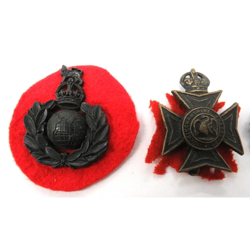 93 - Quantity Of Badges, Titles And Buttons
cap badges include black, plastic economy, KC Royal Marines .... 