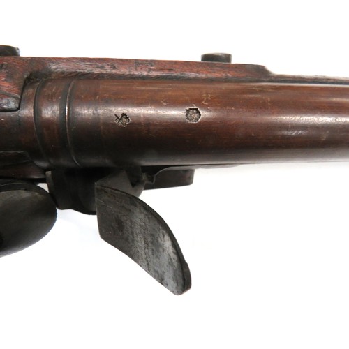 422 - Scarce Volunteer Flintlock Carbine By 