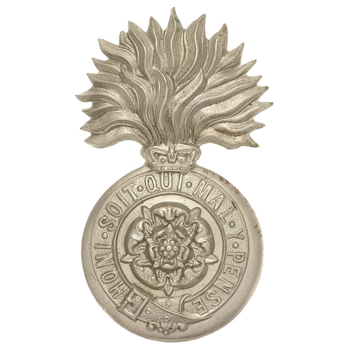 113 - VB Royal Fusiliers (City of London Regiment) Victorian glengarry badge circa 1883-1901.  Good scarce... 