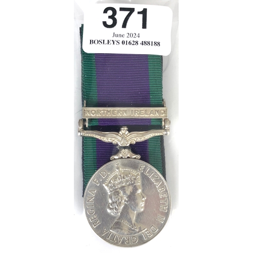 371 - Grenadier Guards Campaign Service Medal, clasp Northern Ireland.  Awarded to 24306102 GDSM P D FROST... 