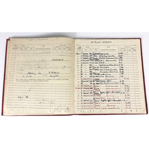 398 - WW2 RAF 76 Squadron Navigator Casualty Log Book and Group of Medals.  Awarded to 1481558 Flight Serg... 