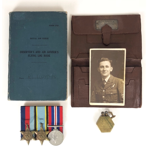 399 - WW2 1942 RAF 57 Squadron WOP/AG Casualty Long Book and Group of Medals. Awarded to 1259951 Sergeant ... 