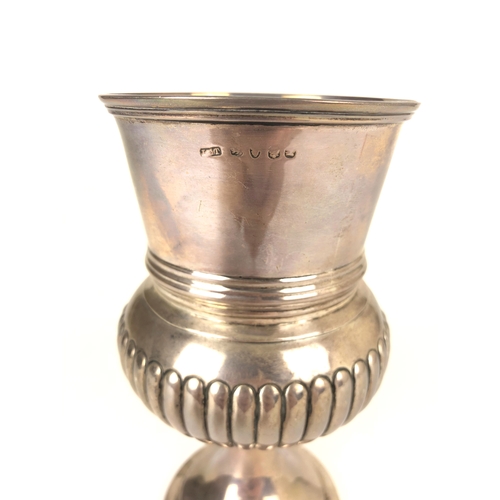 429 - 1855 West Kent Yeomanry Prize Silver Chalice Cup.  This example inscribed PRESENTED BY CAPT THE HONB... 