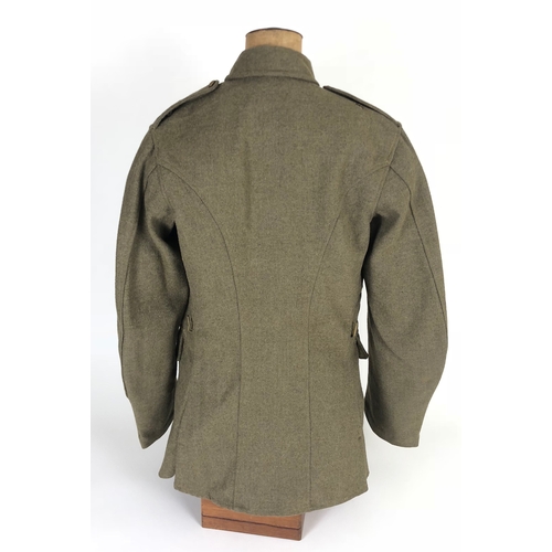 444 - WW1 Notts & Derby Regiment Sherwood Foresters 1902 Pattern Trench Tunic. A good clean regulation... 