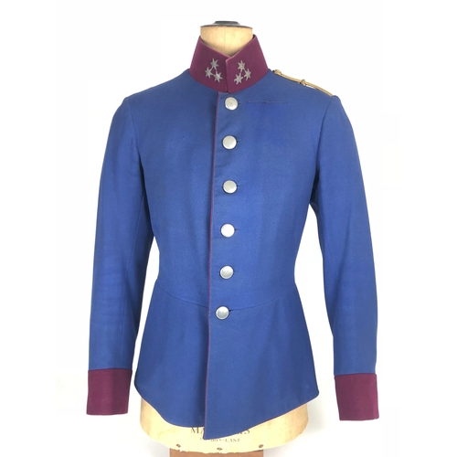 514 - Imperial Austrian Dragoon Officer's tunic by S. Gut, Gumpendorfer Str 10, Wien VI.  Fine scarce mid-... 