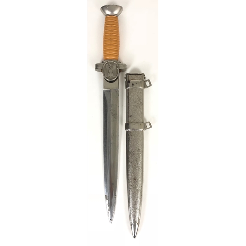 516 - German Third Reich Red Cross Social Welfare Leader’s dagger. A good and scarce heavily plated exampl... 