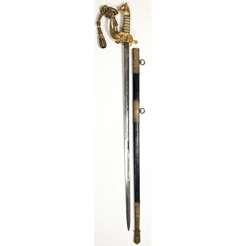 525 - Similar Royal Navy Elizabeth II Officer’s sword by Wilkinson of London. A good example, the blade et... 