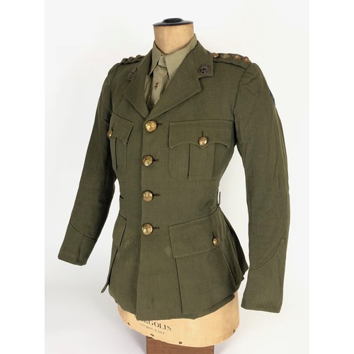 447B - WW2 ATS Women's Northern Command Officer's Tunic Uniform. Worn by a Junior Commander (Captain) this ... 