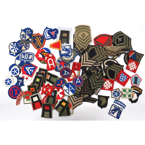101 - Quantity Of American Infantry Formation Badges
embroidery include II Corps ... III Corps ... IV Corp... 