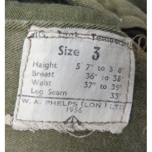 280 - WW2 Pattern Denim Tank Suit
green denim, one piece suit.  Front button closure.  Right chest patch p... 