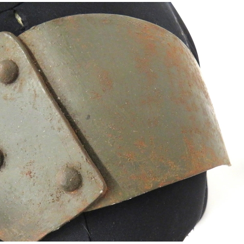 320 - WW1 Imperial German Sniper's Breastplate And Lower Panels
green painted, heavy steel breastplate wit... 