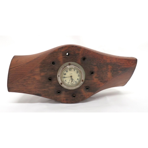 360 - Royal Air Force Propellor Clock
central wooden propellor boss.  The centre fitted with an 8 day... 