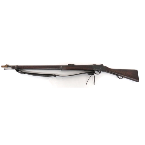 418 - Obsolete Calibre Martini Henry MKIV Long Lever Rifle
.577/450, 32 1/2 inch, blued rifled barrel. &nb... 