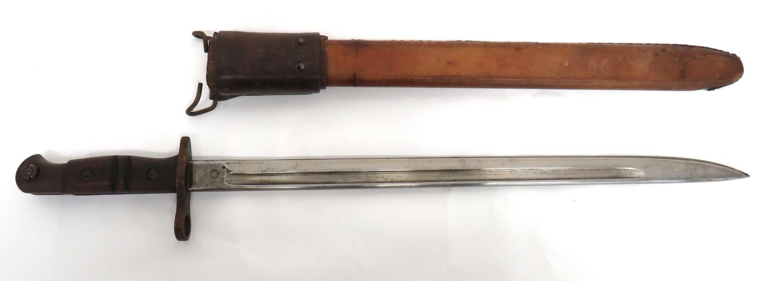 American Made M1917 Bayonet For The British P14 Rifle 17 inch, single ...