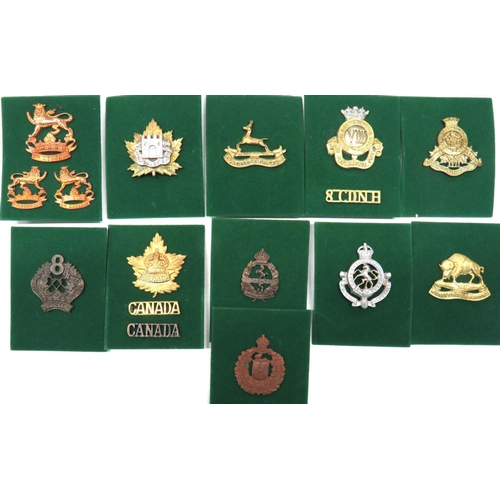 5 - 16 x Canadian Cap And Titles
cap include plated, KC Governor General's Horse Guards ... Bi-metal For... 