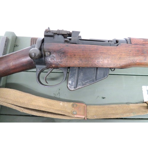 398 - Deactivated WW2 Commonwealth No 4 Rifle.303, 25 1/4 inch barrel.  Front sight with protective ears. ... 