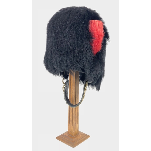 398 - Coldstream / Scots Guards Guardsman Bearskin.  A scarce example, complete with internal wicker frame... 