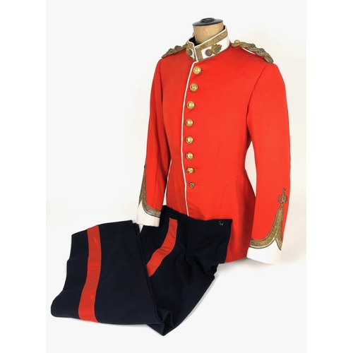 423 - Lancashire Fusiliers 1880 Pattern Officer's Scarlet Uniform A very good post 1901 example, scarlet m... 