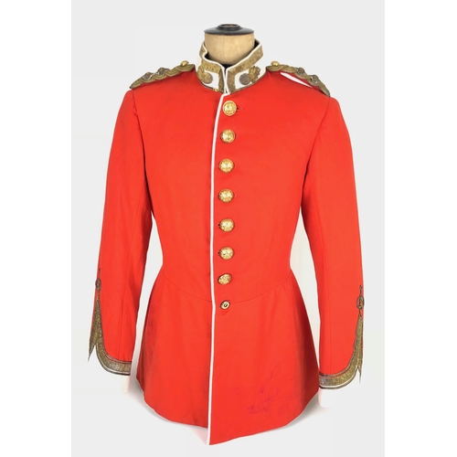 423 - Lancashire Fusiliers 1880 Pattern Officer's Scarlet Uniform A very good post 1901 example, scarlet m... 