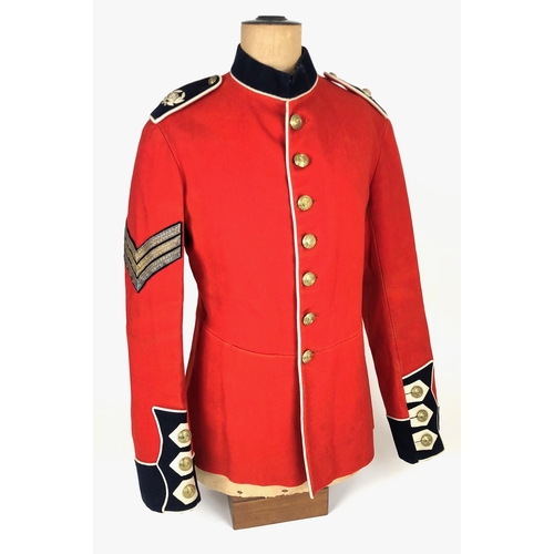 424 - Royal Marine Light Infantry Edwardian Sergeant's Full  Dress Scarlet Tunic.  A good example of the r... 