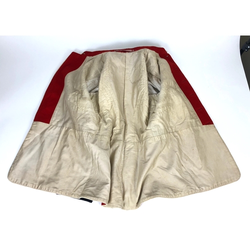 427 - Shanghai Volunteer Corps pe-war uniform by Sayle & Co. Shangha  Good rare scarlet cloth example with... 