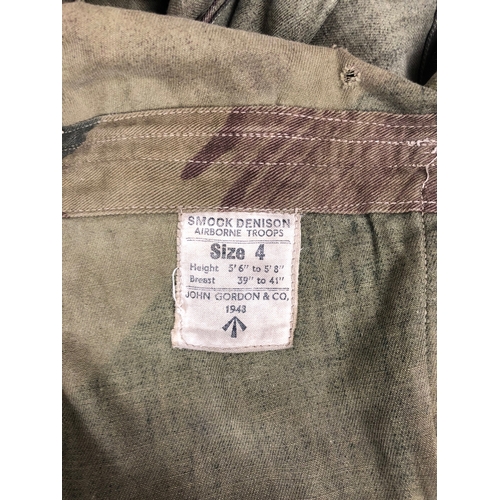 429 - Airborne Forces WW2 1943 dated Denison Paratrooper Smock.  A good and rare D-Day, Battle of Arnhem p... 