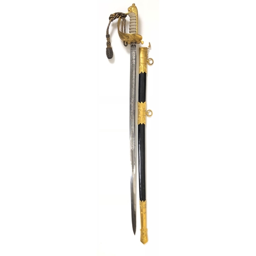 520 - Royal Naval Air Service WW1 RNAS presentation RN Officer's sword by Wilkinson. A very good clean and... 